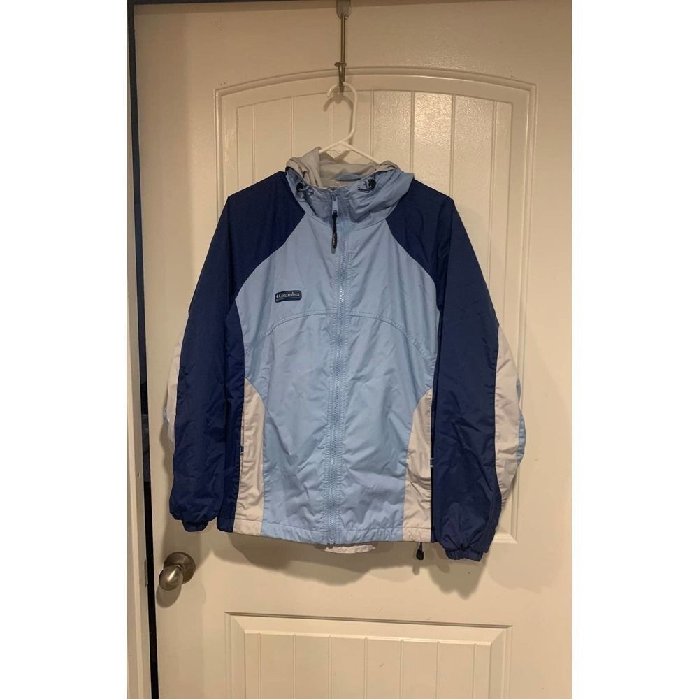 Columbia Large Blue Ladies Jacket/Windbreaker